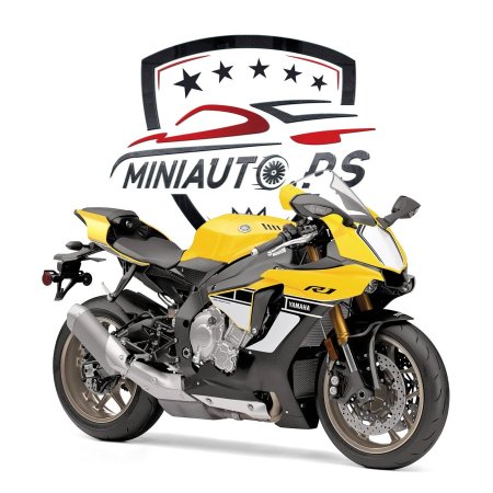 موتور ياماها Yamaha YZF-R1 yellow motorcycle قياس 1/12